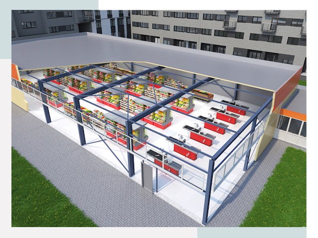 Строительство магазинов в Учалы от 610 руб. за м²