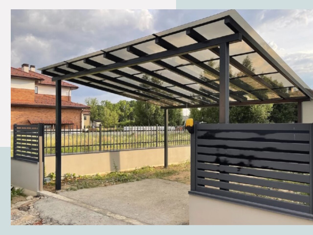 Металлические навесы в Учалы от 610 руб. за м²