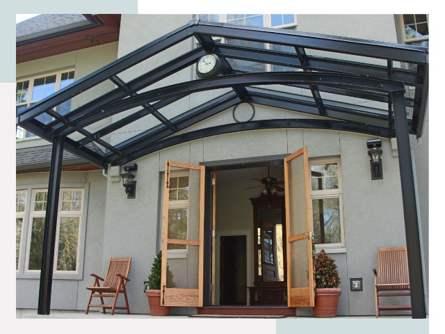 Козырьки металлические в Учалах