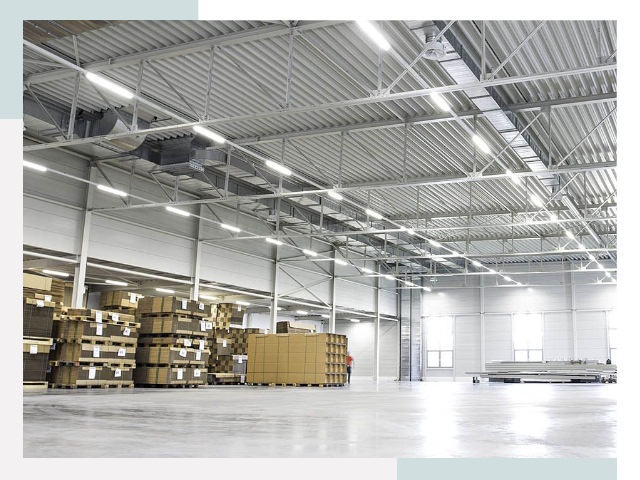 Освещение ангаров в Учалах