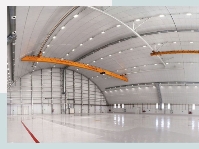 Оснащение ангаров в Учалы от СтальСтрой-Члы - цена от 610 руб.