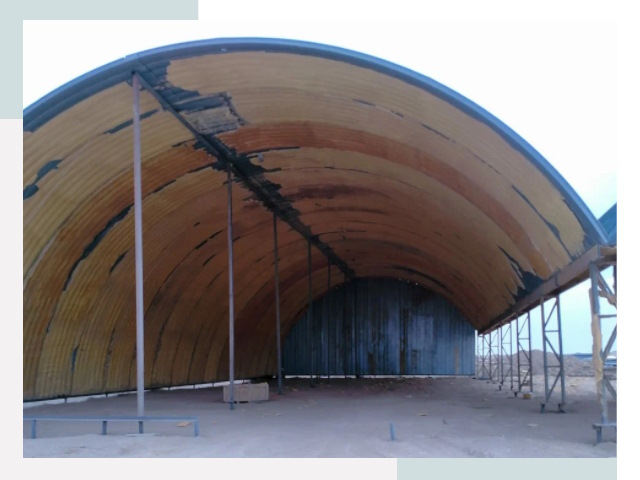 Реконструкция ангаров в Учалах